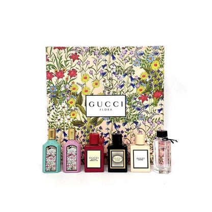 🟢🟡🔴Original (✅Harga Borong) Gcuci Pink Parfum Gift Set 6in1 For Women [6X5ML] With Paper bag