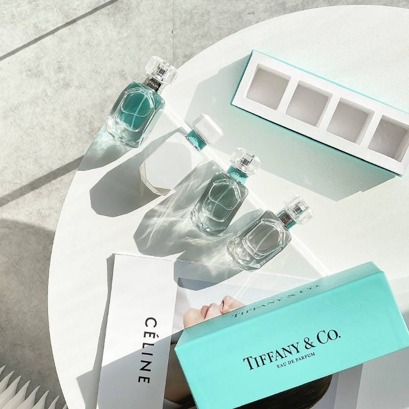 🟢🟡🔴Original (✅Harga Borong) TlFFANY&CO 4IN1 Mini Perfumes 4x30ML WITH SPRAYER SET Women & men [ Perfume Gift Set ]
