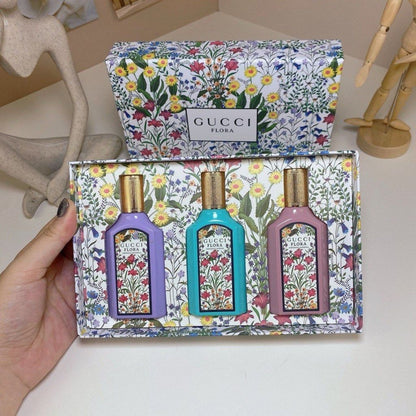 🟢🟡🔴Original (✅Harga Borong) Flora 3in1 Gift Set 3x30ml